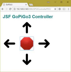 GoPiGo3 JSF Control Panel